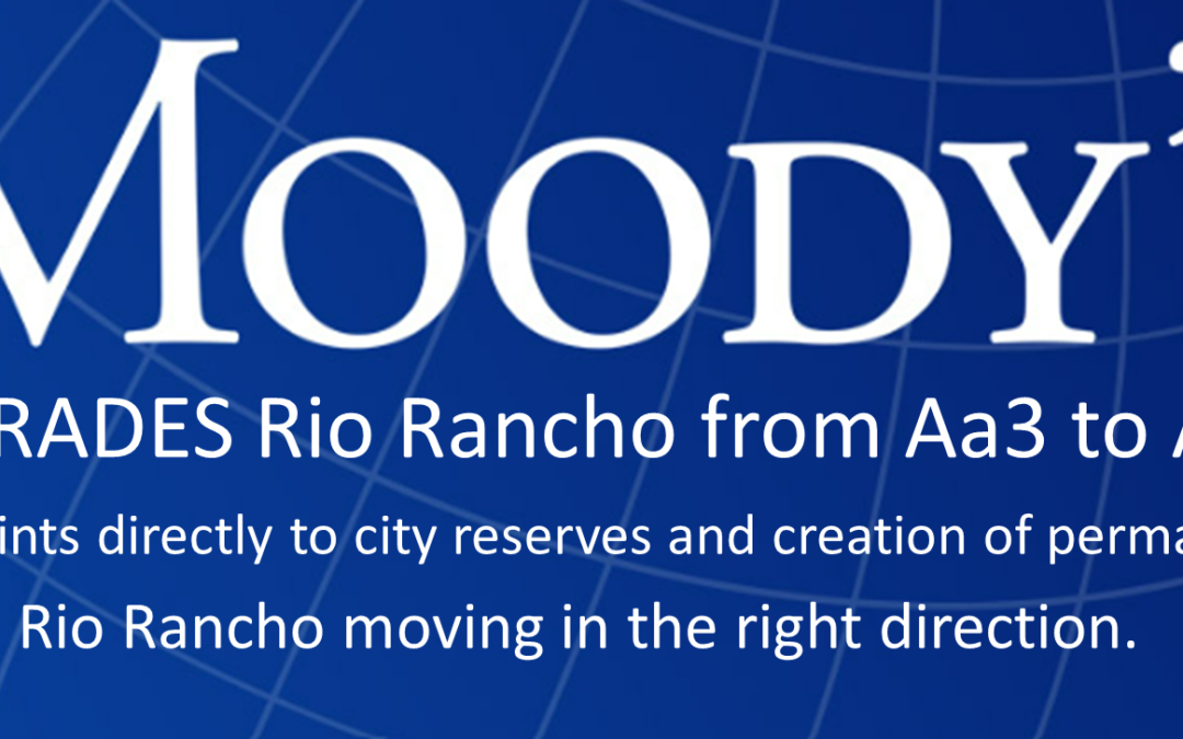 Moody’s Upgrades City of Rio Rancho Bond Rating