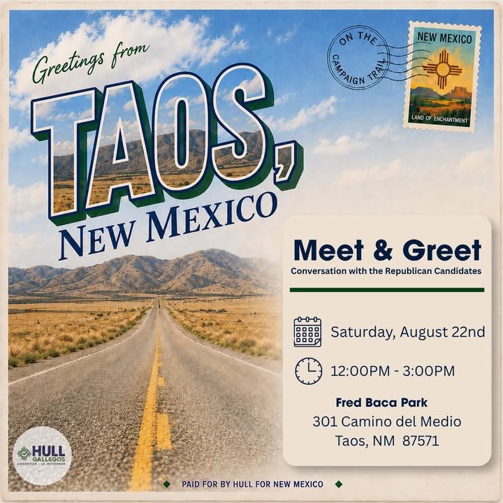 📍Taos, we&rsquo;re coming your way! Join Gregg Hull&hellip;