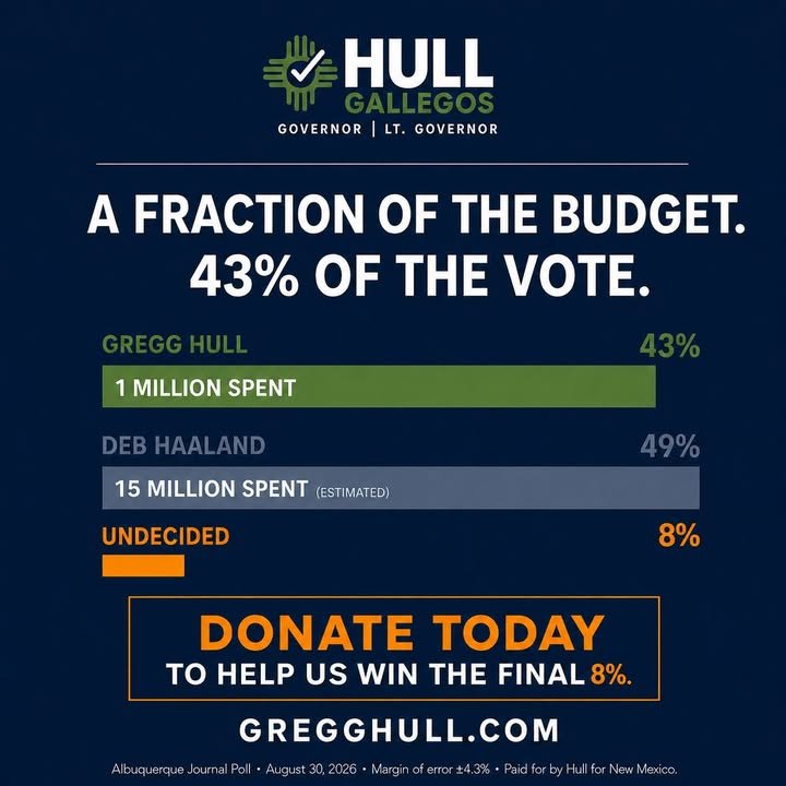 This campaign isn’t about who can spend the…